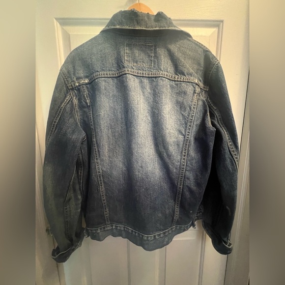 Abercrombie & Fitch Blue Lightweight Shirt Jacket - Picture 2 of 3